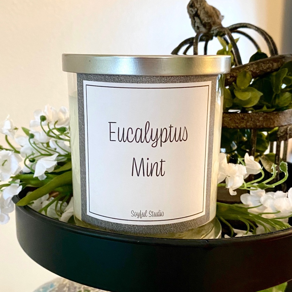 Eucalyptus Mint soy candle - Picture 1 of 1